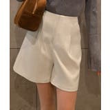 アイボリー | タックショートパンツ  | JUNOAH