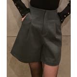 チャコール | タックショートパンツ  | JUNOAH