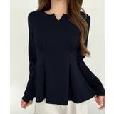 キーネックペプラムトップス | JUNOAH | 詳細画像10 