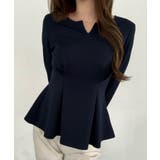 キーネックペプラムトップス | JUNOAH | 詳細画像11 