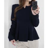 キーネックペプラムトップス | JUNOAH | 詳細画像12 