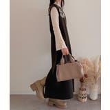 コード刺繍キーネックワンピース | JUNOAH | 詳細画像12