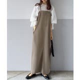 グレージュ | ツイルキャミワンピース | JUNOAH