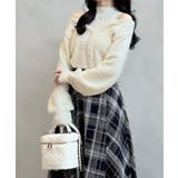 シャギードッキングショートニットトップス | JUNOAH | 詳細画像2 