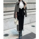 パールビジューネックニットカーディガン（薄手） | JUNOAH | 詳細画像2 