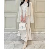 パールビジューネックニットカーディガン（薄手） | JUNOAH | 詳細画像9 