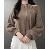 【紐取り外し可能】ワンショルチョーカーシャギーニットトップス | JUNOAH | 詳細画像8 