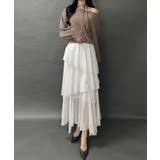 【紐取り外し可能】ワンショルチョーカーシャギーニットトップス | JUNOAH | 詳細画像9 