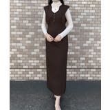 リネン混ニュアンスフリルワンピース【一部ぺチスカートセット】 | JUNOAH | 詳細画像11 