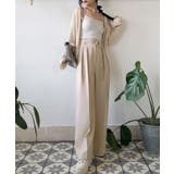 リボンワイドスラックス(裏地なし) | JUNOAH | 詳細画像5 