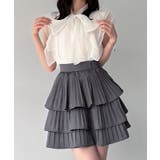 ティアードフリルミニスカート | JUNOAH | 詳細画像1 