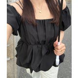 バルーンペプラムブラウス | junoah | 詳細画像4