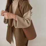 ベルト付きくるみボタンフェイクムートンベスト | LAUIR | 詳細画像11 