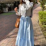 ギャザーフリルティアードマキシスカート | LAUIR | 詳細画像28 