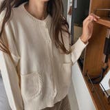 ケーブルポケットニットカーディガン | LAUIR | 詳細画像4