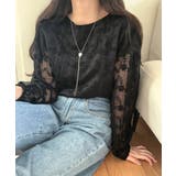 花柄チュールトップス | LAUIR | 詳細画像8 