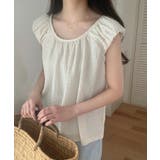 ぽこぽこギャザーブラウス | LAUIR | 詳細画像4 