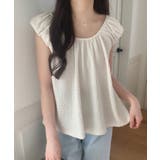 ぽこぽこギャザーブラウス | LAUIR | 詳細画像5 