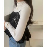 レイヤードフラワーモチーフチュールビスチェ | LAUIR | 詳細画像7