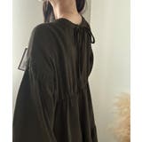 バックリボンティアードワンピース（薄手、裏地なし） | LAUIR | 詳細画像11 