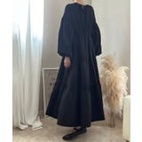 バックリボンティアードワンピース（薄手、裏地なし） | LAUIR | 詳細画像4 