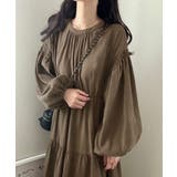 バックリボンティアードワンピース（薄手、裏地なし） | LAUIR | 詳細画像6 