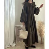 バックリボンティアードワンピース（薄手、裏地なし） | LAUIR | 詳細画像9 