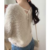 バックリボンシャギーニット | LAUIR | 詳細画像14