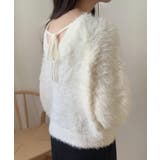 バックリボンシャギーニット | LAUIR | 詳細画像2