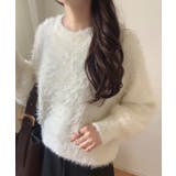 バックリボンシャギーニット | LAUIR | 詳細画像3