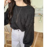 バックリボンシャギーニット | LAUIR | 詳細画像7