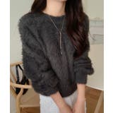 バックリボンシャギーニット | LAUIR | 詳細画像8