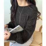 バックリボンシャギーニット | LAUIR | 詳細画像9