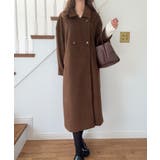 ブラウン | 2wayロングチェスターコート | LAUIR