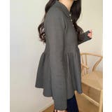 ポロ襟ペプラムニットトップス | LAUIR | 詳細画像11