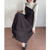 アシメストラップバルーンキャミワンピース | LAUIR | 詳細画像1