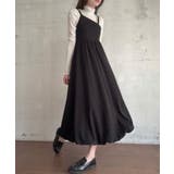 アシメストラップバルーンキャミワンピース | LAUIR | 詳細画像4