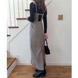 バックオープン肩リボンキャミワンピース | LAUIR | 詳細画像15