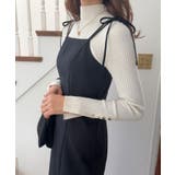 バックオープン肩リボンキャミワンピース | LAUIR | 詳細画像2