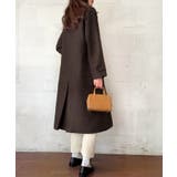 ウールライクステンカラーロングコート | LAUIR | 詳細画像12 