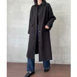 ウールライクステンカラーロングコート | LAUIR | 詳細画像2 