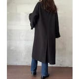 ウールライクステンカラーロングコート | LAUIR | 詳細画像3 