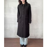 ウールライクステンカラーロングコート | LAUIR | 詳細画像4 