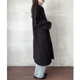 ウールライクステンカラーロングコート | LAUIR | 詳細画像5 