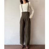 ハイウエストワイドサロペット | LAUIR | 詳細画像11