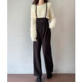 ハイウエストワイドサロペット | LAUIR | 詳細画像2