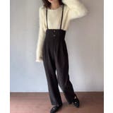 ハイウエストワイドサロペット | LAUIR | 詳細画像3