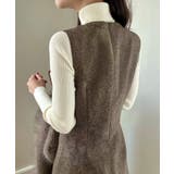 ミックスツイードミニワンピースニットトップスセット | LAUIR | 詳細画像2