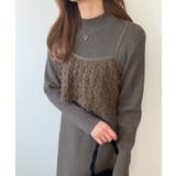 ニットワンピースシャギービスチェセット | LAUIR | 詳細画像14