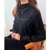 ニットワンピースシャギービスチェセット | LAUIR | 詳細画像5